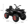 Pojazd Quad ATV Desert Czarny